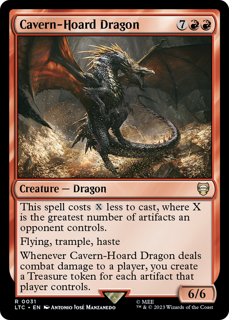 Cavern-Hoard Dragon [The Lord of the Rings: Tales of Middle-Earth Commander] | Clutch Gaming