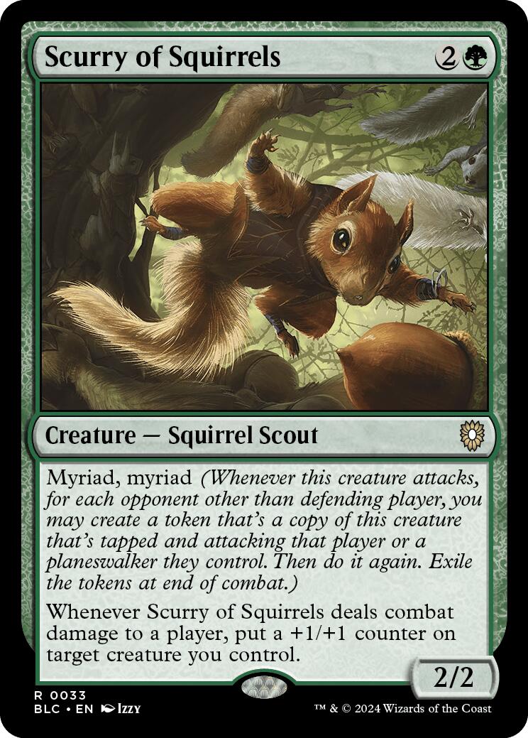 Scurry of Squirrels [Bloomburrow Commander] | Clutch Gaming