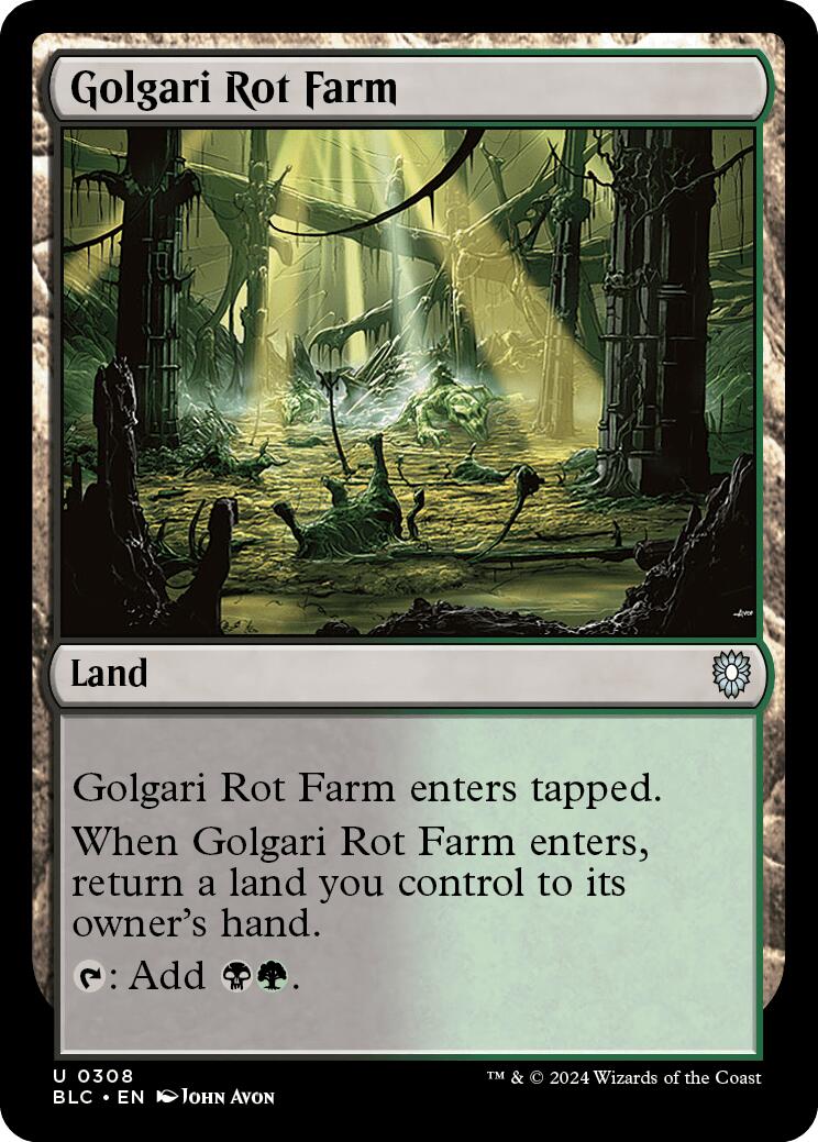 Golgari Rot Farm [Bloomburrow Commander] | Clutch Gaming