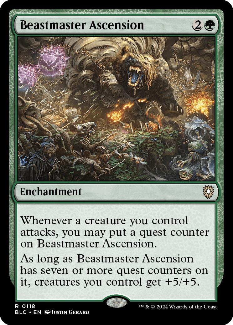 Beastmaster Ascension [Bloomburrow Commander] | Clutch Gaming