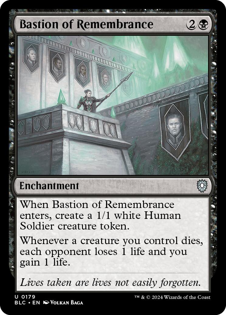 Bastion of Remembrance [Bloomburrow Commander] | Clutch Gaming