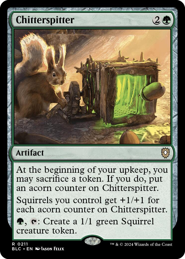 Chitterspitter [Bloomburrow Commander] | Clutch Gaming