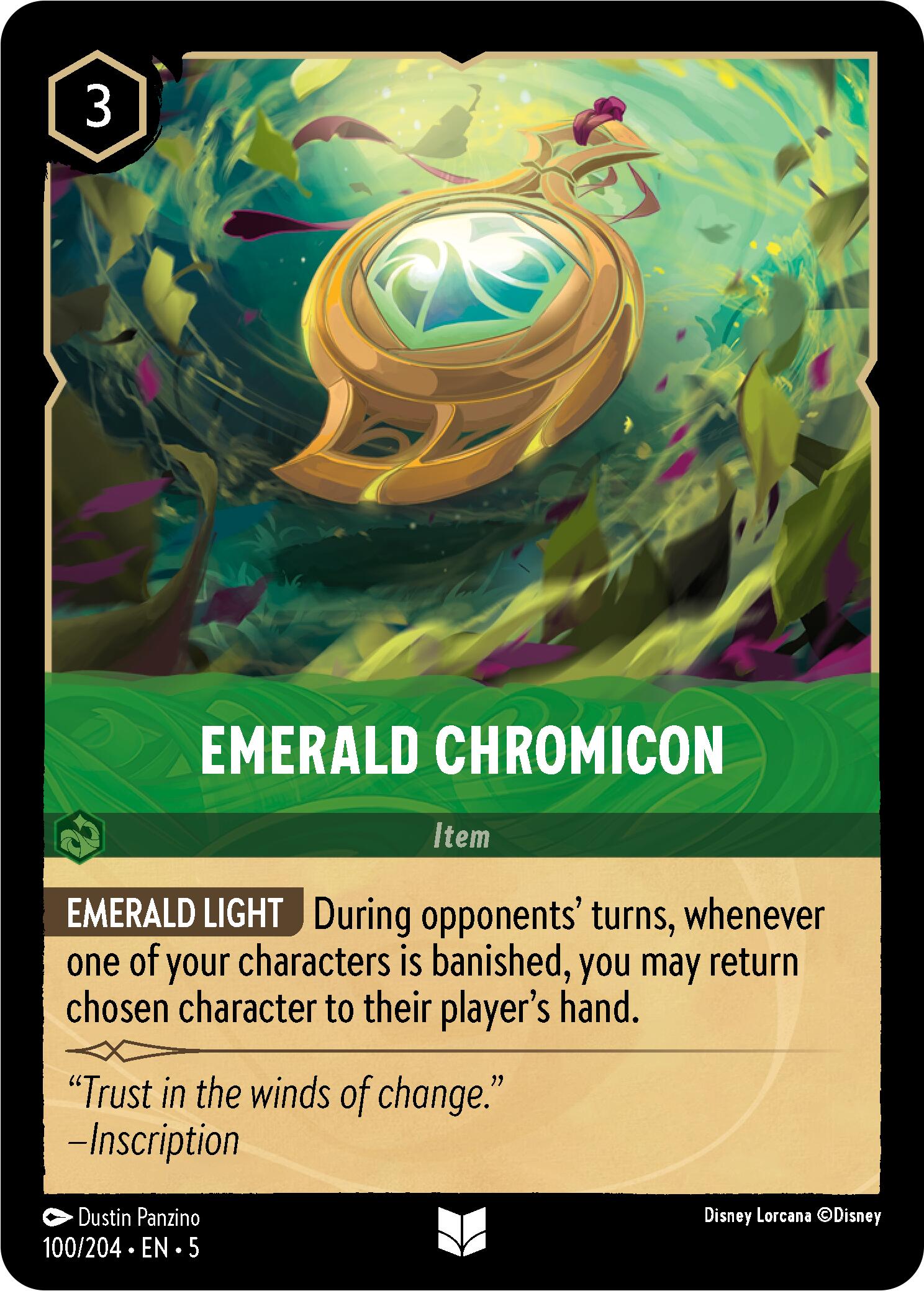 Emerald Chromicon (100/204) [Shimmering Skies] | Clutch Gaming
