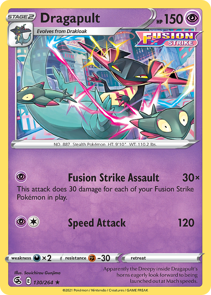 Dragapult (130/264) (Theme Deck Exclusive) [Sword & Shield: Fusion Strike] | Clutch Gaming