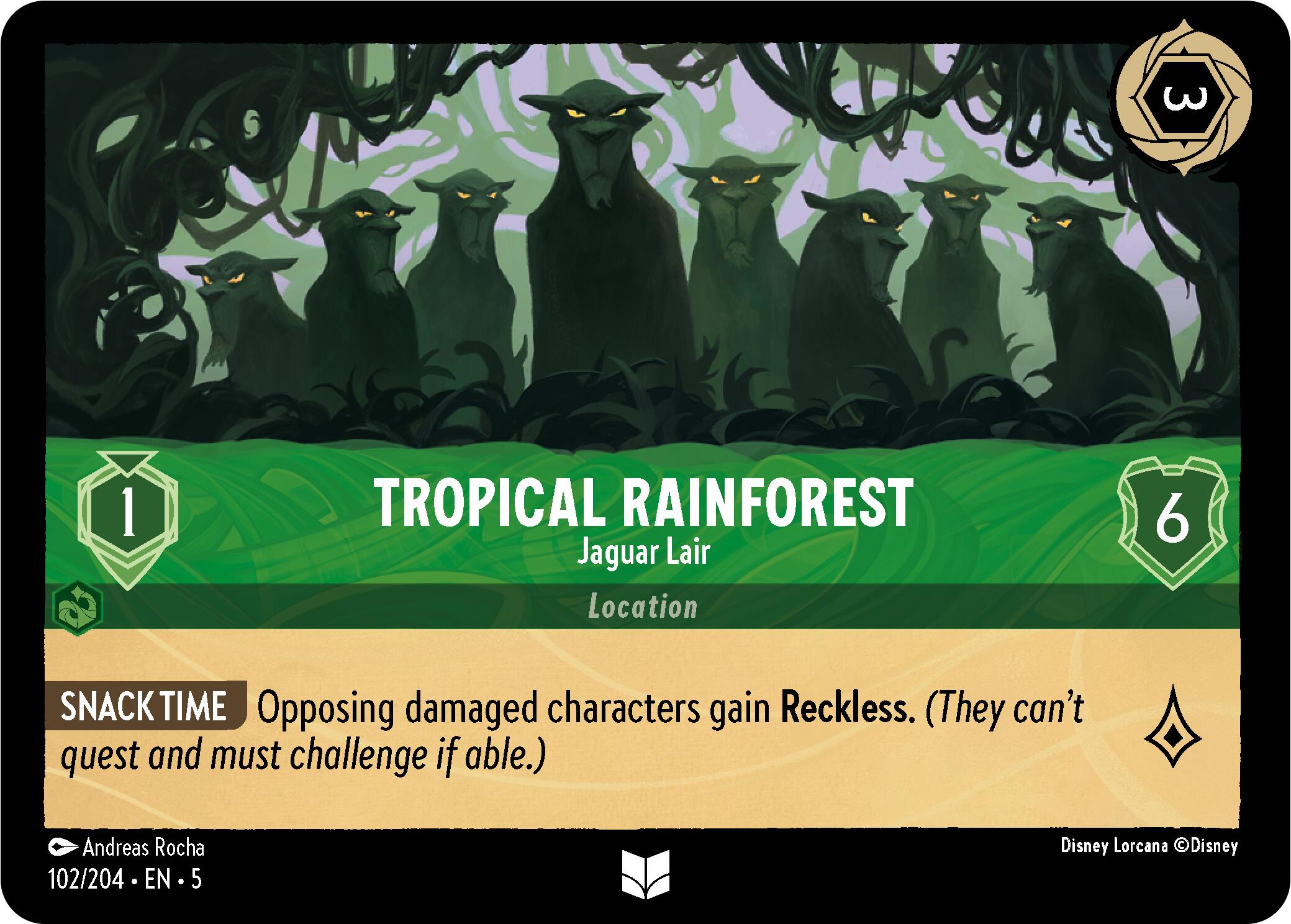 Tropical Rainforest - Jaguar Lair (102/204) [Shimmering Skies] | Clutch Gaming