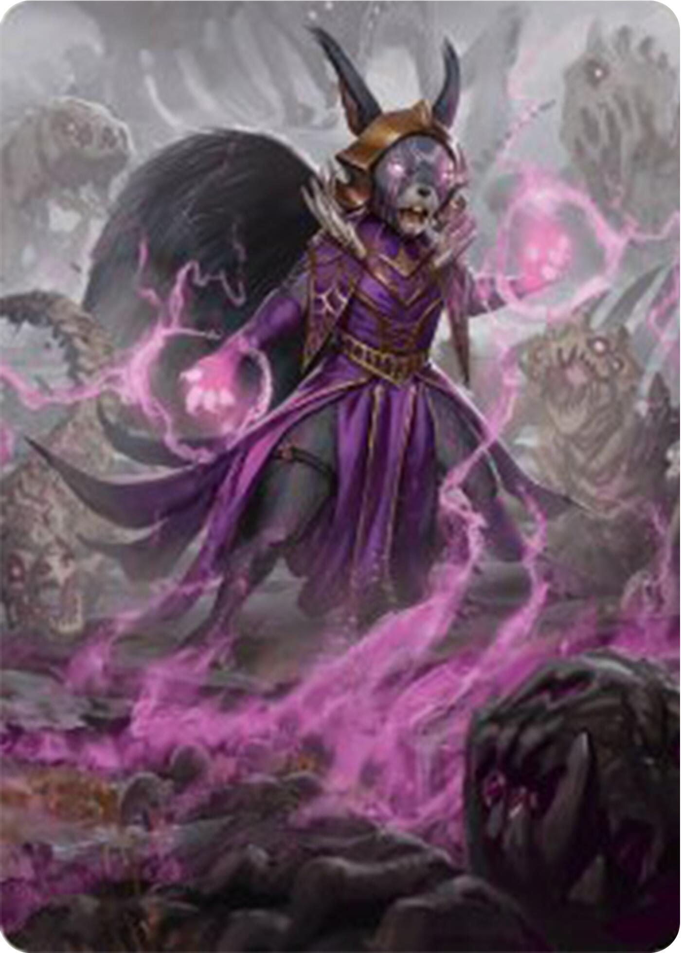 Liliana of the Dark Realms Art Card [Bloomburrow Art Series] | Clutch Gaming