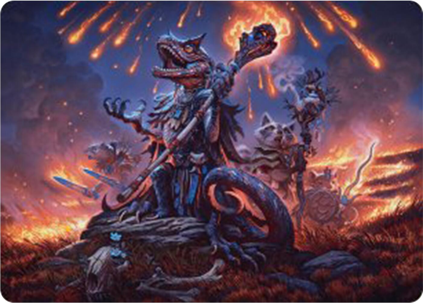 Valley Flamecaller Art Card [Bloomburrow Art Series] | Clutch Gaming