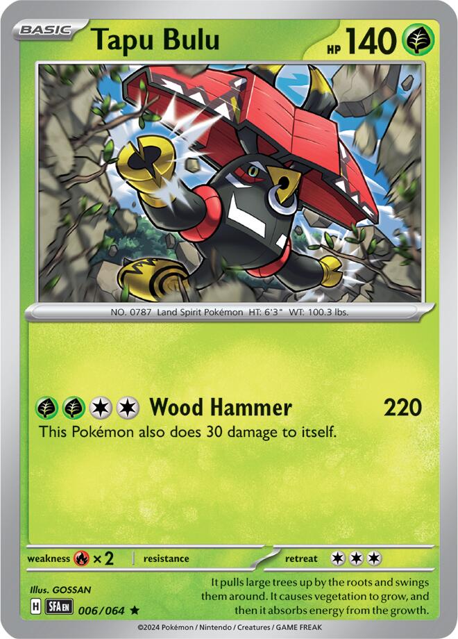 Tapu Bulu (006/064) [Scarlet & Violet: Shrouded Fable] | Clutch Gaming