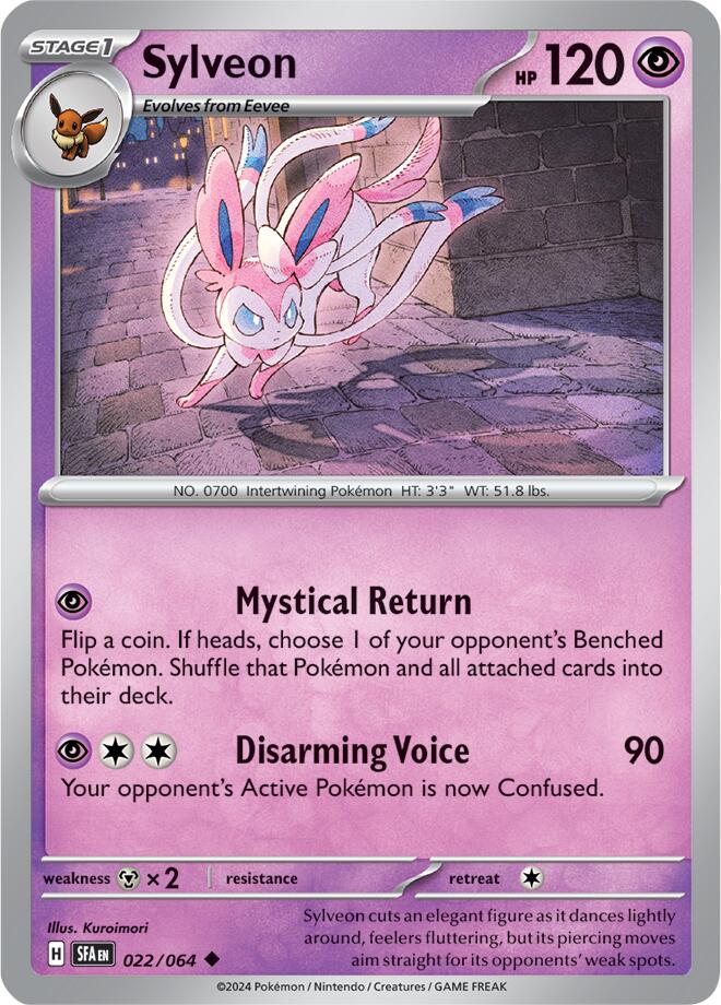 Sylveon (022/064) [Scarlet & Violet: Shrouded Fable] | Clutch Gaming