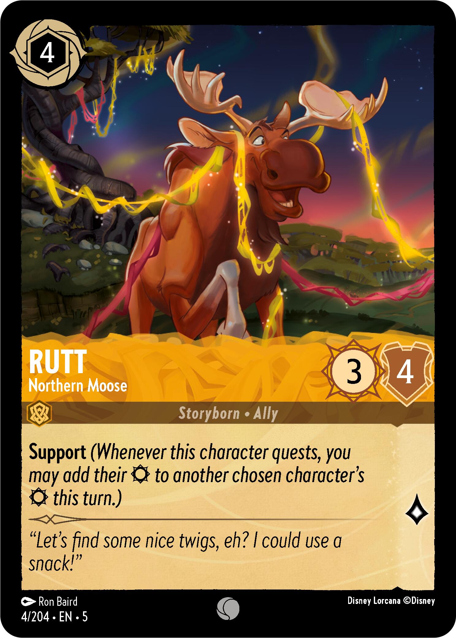 Rutt - Northern Moose (4/204) [Shimmering Skies] | Clutch Gaming