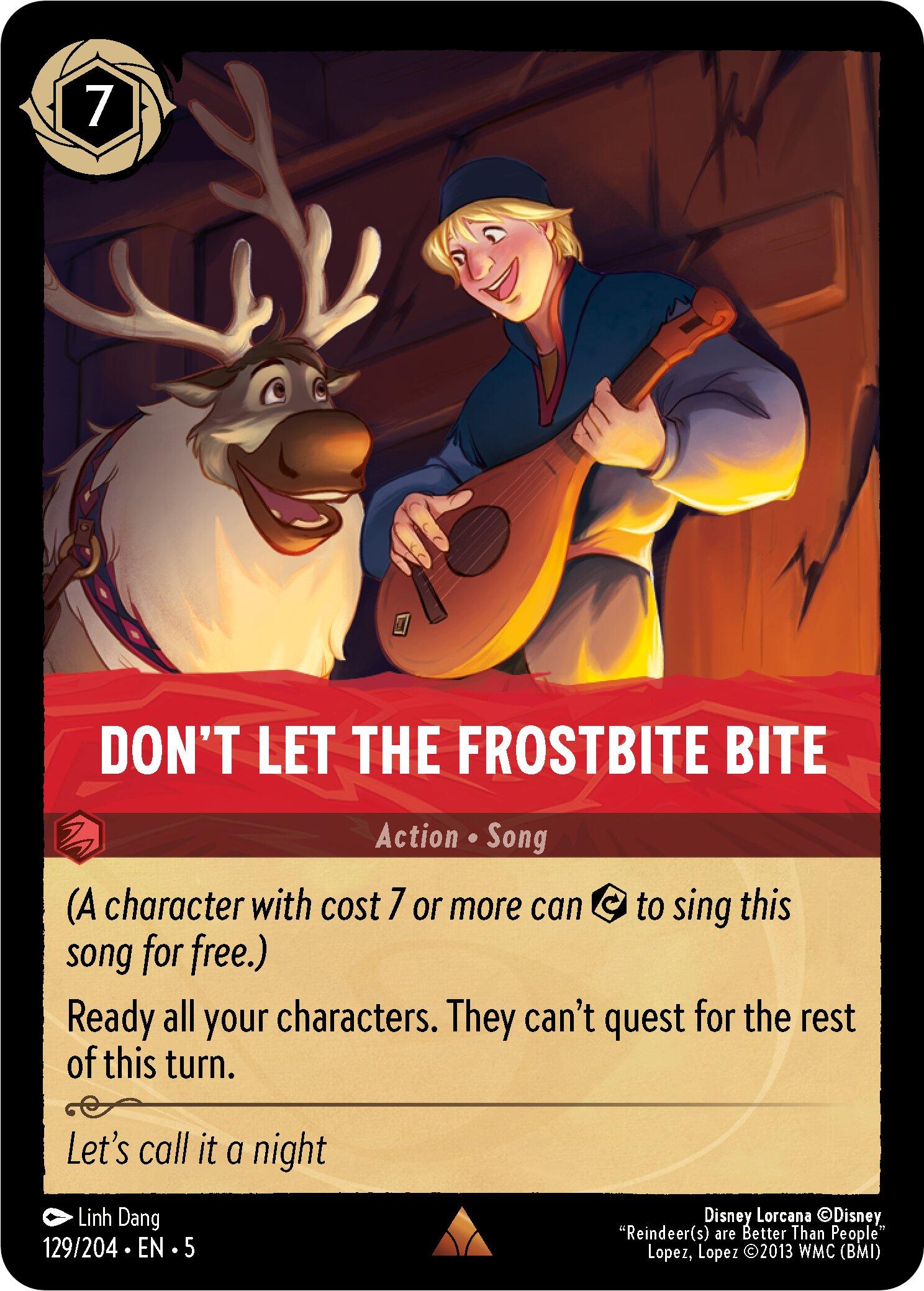 Don't Let the Frostbite Bite (129/204) [Shimmering Skies] | Clutch Gaming
