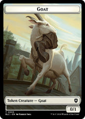 Goat // Wolf (032) Double-Sided Token [Bloomburrow Commander Tokens] | Clutch Gaming