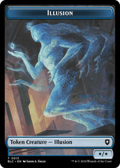 Illusion // Goblin Double-Sided Token [Bloomburrow Commander Tokens] | Clutch Gaming