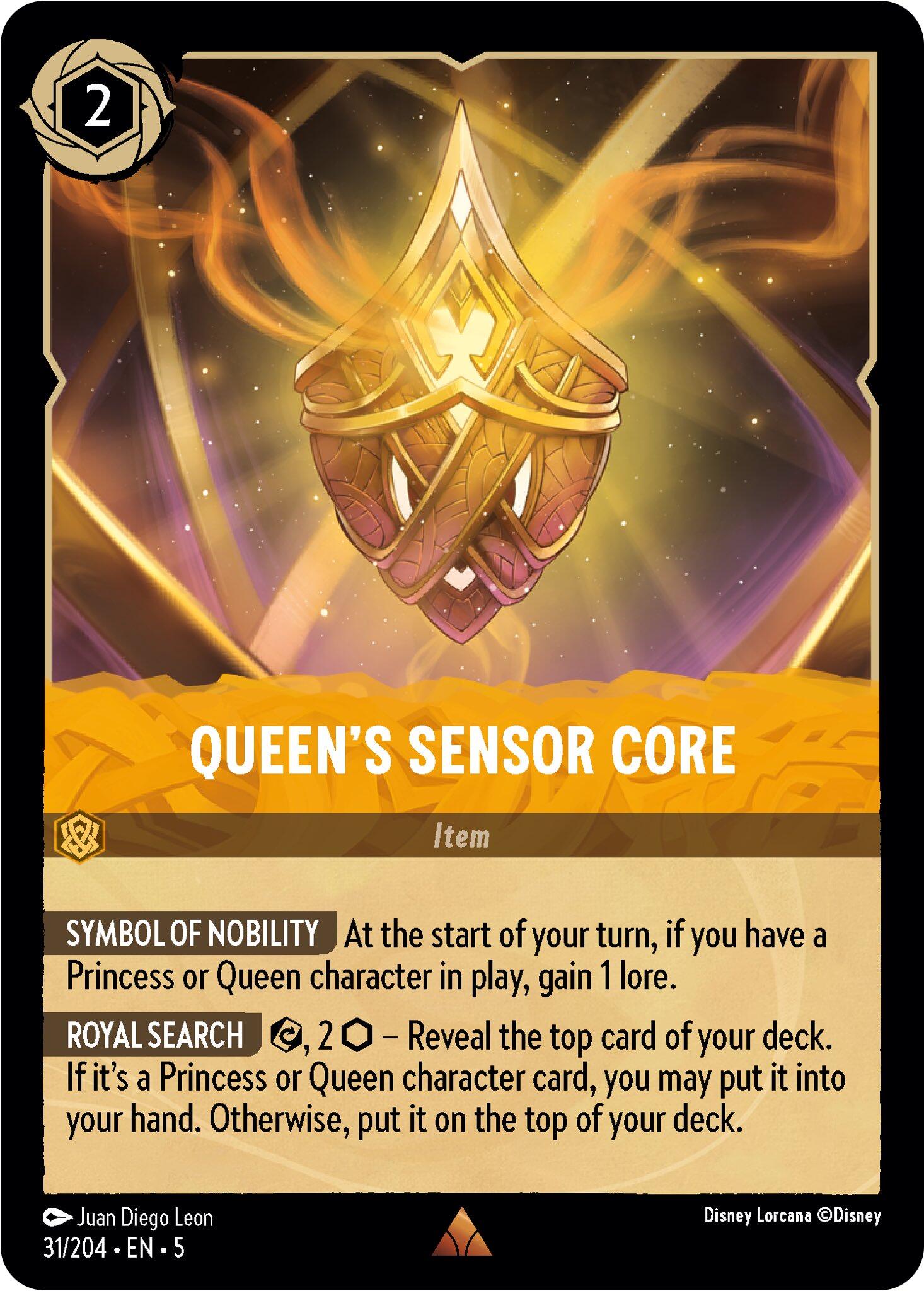 Queen's Sensor Core (31/204) [Shimmering Skies] | Clutch Gaming
