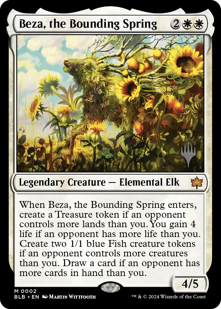 Beza, the Bounding Spring (Promo Pack) [Bloomburrow Promos] | Clutch Gaming