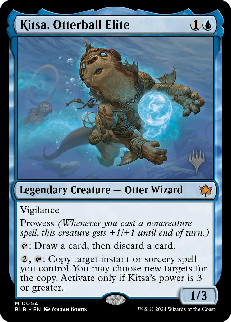 Kitsa, Otterball Elite (Promo Pack) [Bloomburrow Promos] | Clutch Gaming