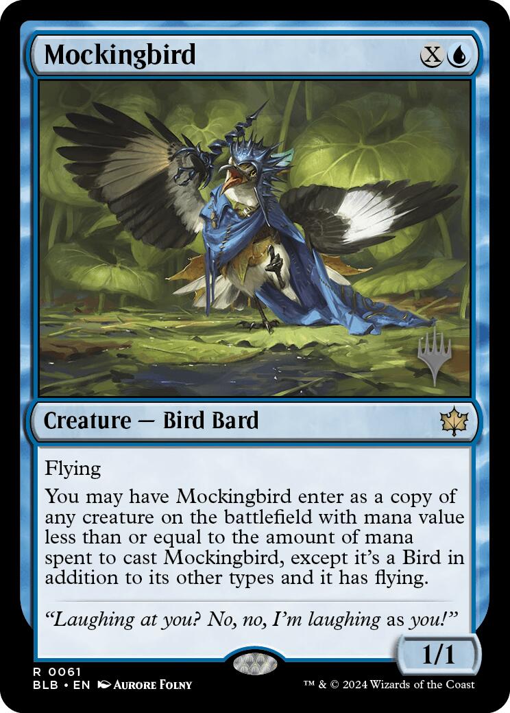 Mockingbird (Promo Pack) [Bloomburrow Promos] | Clutch Gaming