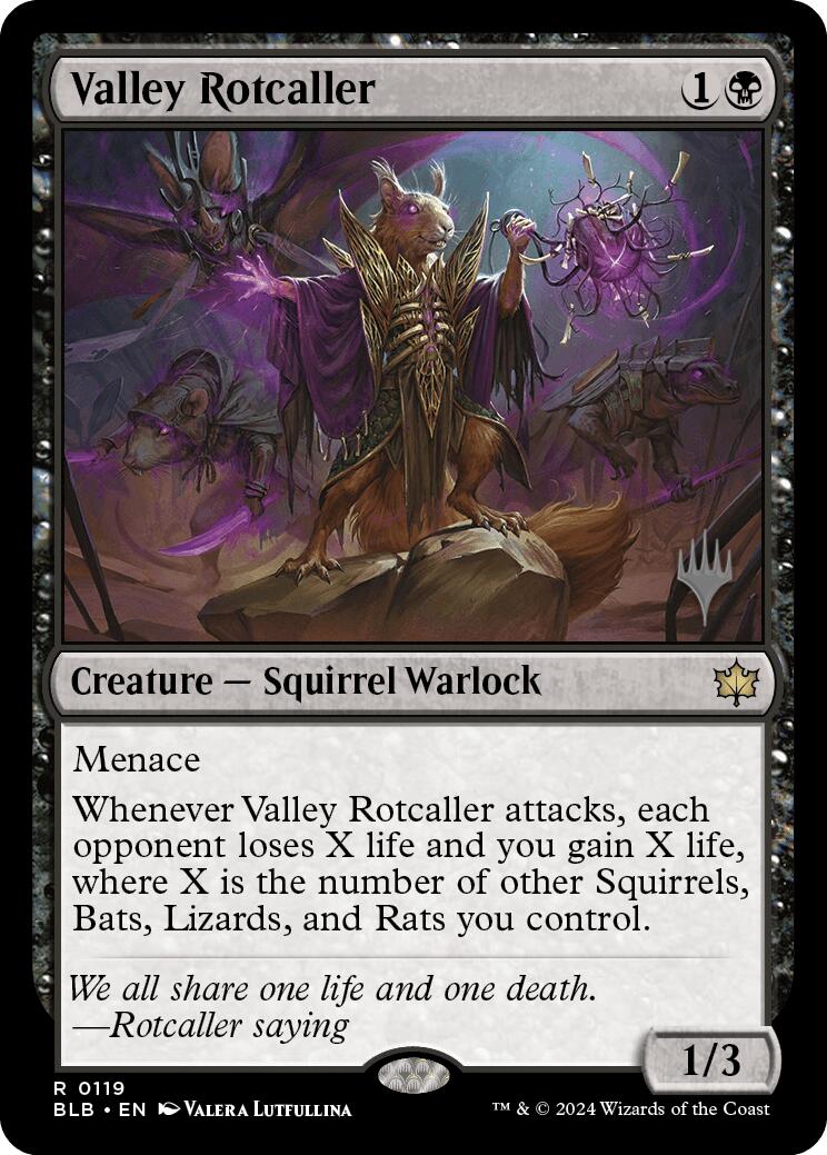 Valley Rotcaller (Promo Pack) [Bloomburrow Promos] | Clutch Gaming