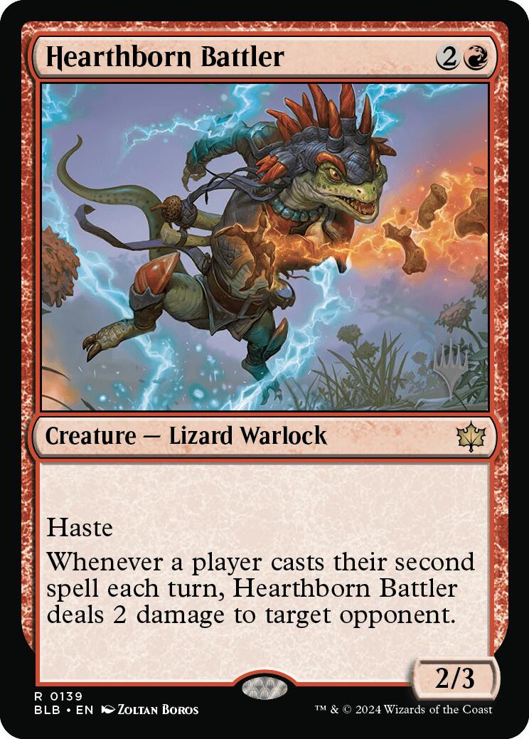 Hearthborn Battler (Promo Pack) [Bloomburrow Promos] | Clutch Gaming