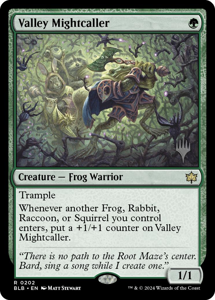 Valley Mightcaller (Promo Pack) [Bloomburrow Promos] | Clutch Gaming