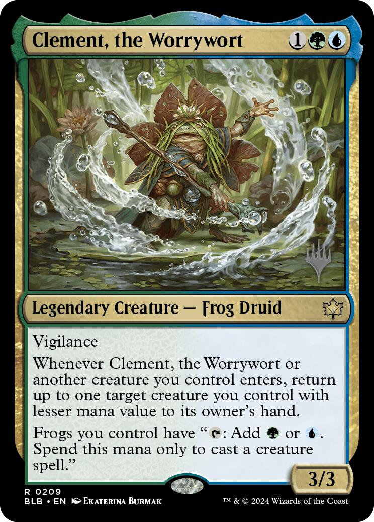 Clement, the Worrywort (Promo Pack) [Bloomburrow Promos] | Clutch Gaming