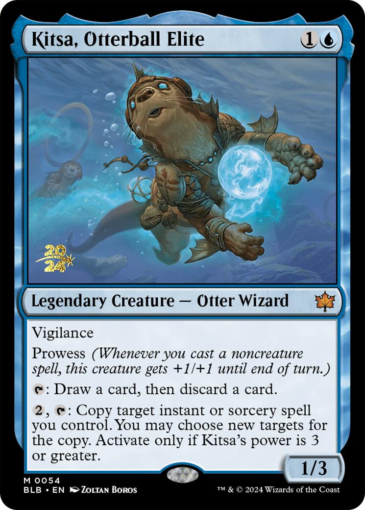 Kitsa, Otterball Elite [Bloomburrow Prerelease Promos] | Clutch Gaming