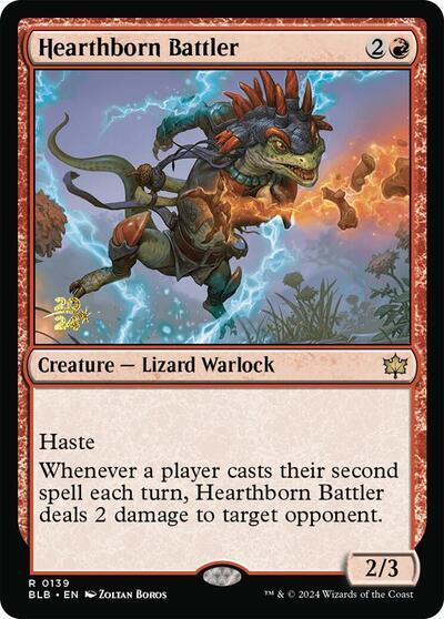 Hearthborn Battler [Bloomburrow Prerelease Promos] | Clutch Gaming