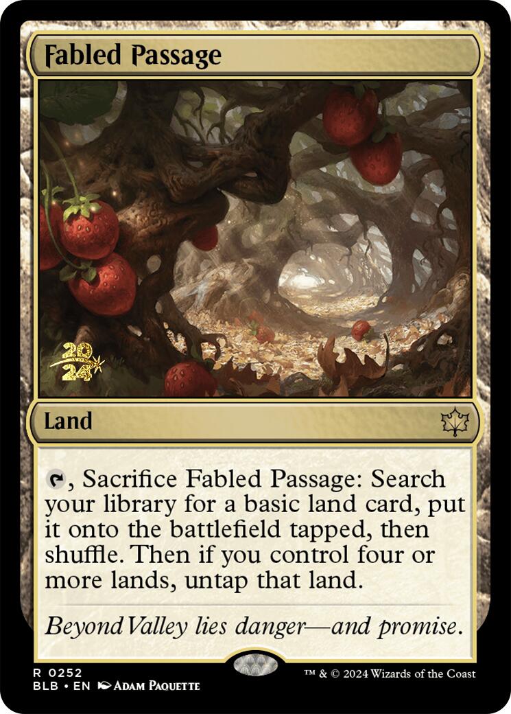 Fabled Passage [Bloomburrow Prerelease Promos] | Clutch Gaming