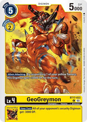 GeoGreymon [BT17-033] [Secret Crisis] | Clutch Gaming