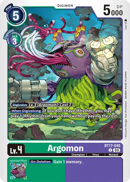 Argomon [BT17-045] - BT17-045 [Secret Crisis] | Clutch Gaming