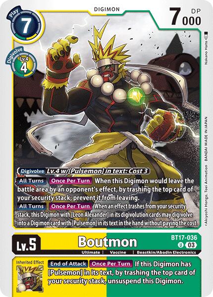 Boutmon [BT17-036] [Secret Crisis] | Clutch Gaming