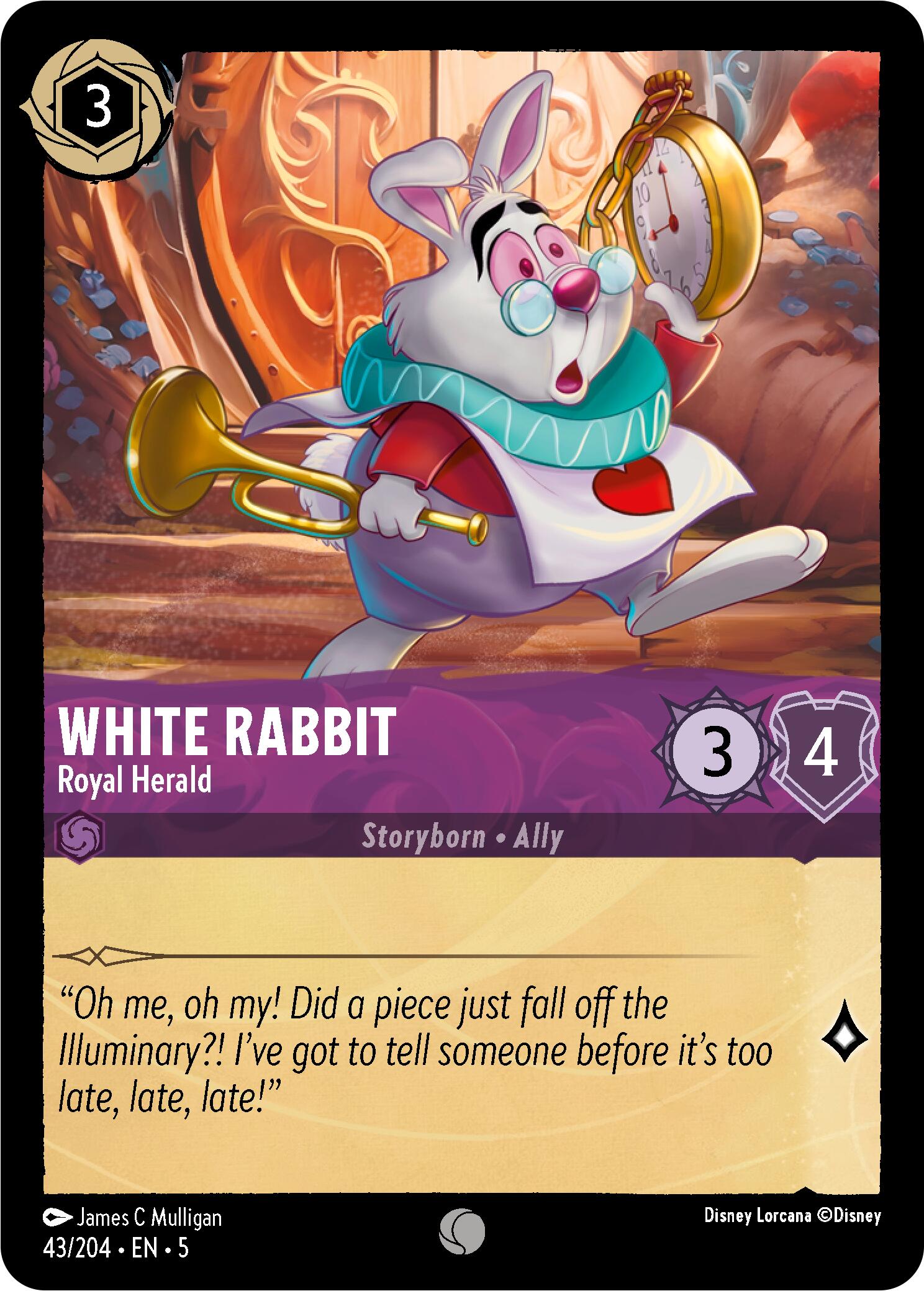 White Rabbit - Royal Herald (43/204) [Shimmering Skies] | Clutch Gaming