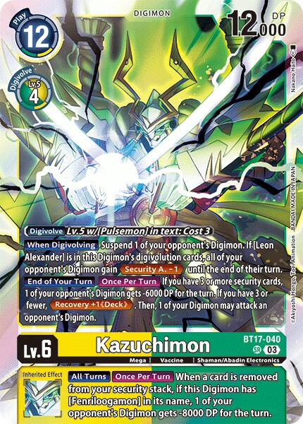 Kazuchimon [BT17-040] [Secret Crisis] | Clutch Gaming