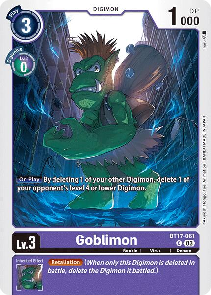 Goblimon [BT17-061] [Secret Crisis] | Clutch Gaming