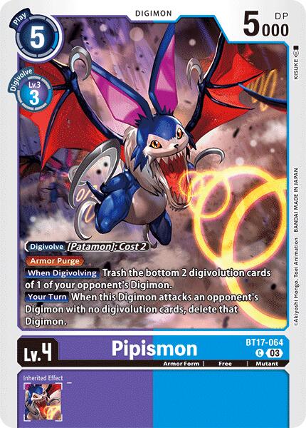 Pipismon [BT17-064] [Secret Crisis] | Clutch Gaming