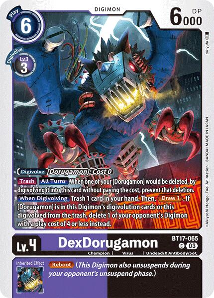 DexDorugamon [BT17-065] [Secret Crisis] | Clutch Gaming