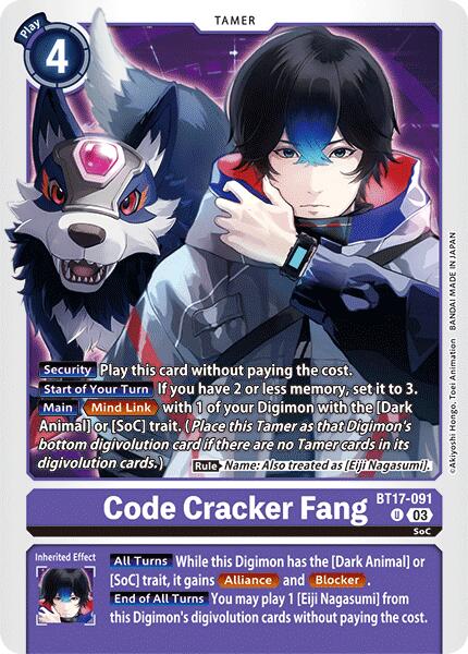 Code Cracker Fang [BT17-091] [Secret Crisis] | Clutch Gaming