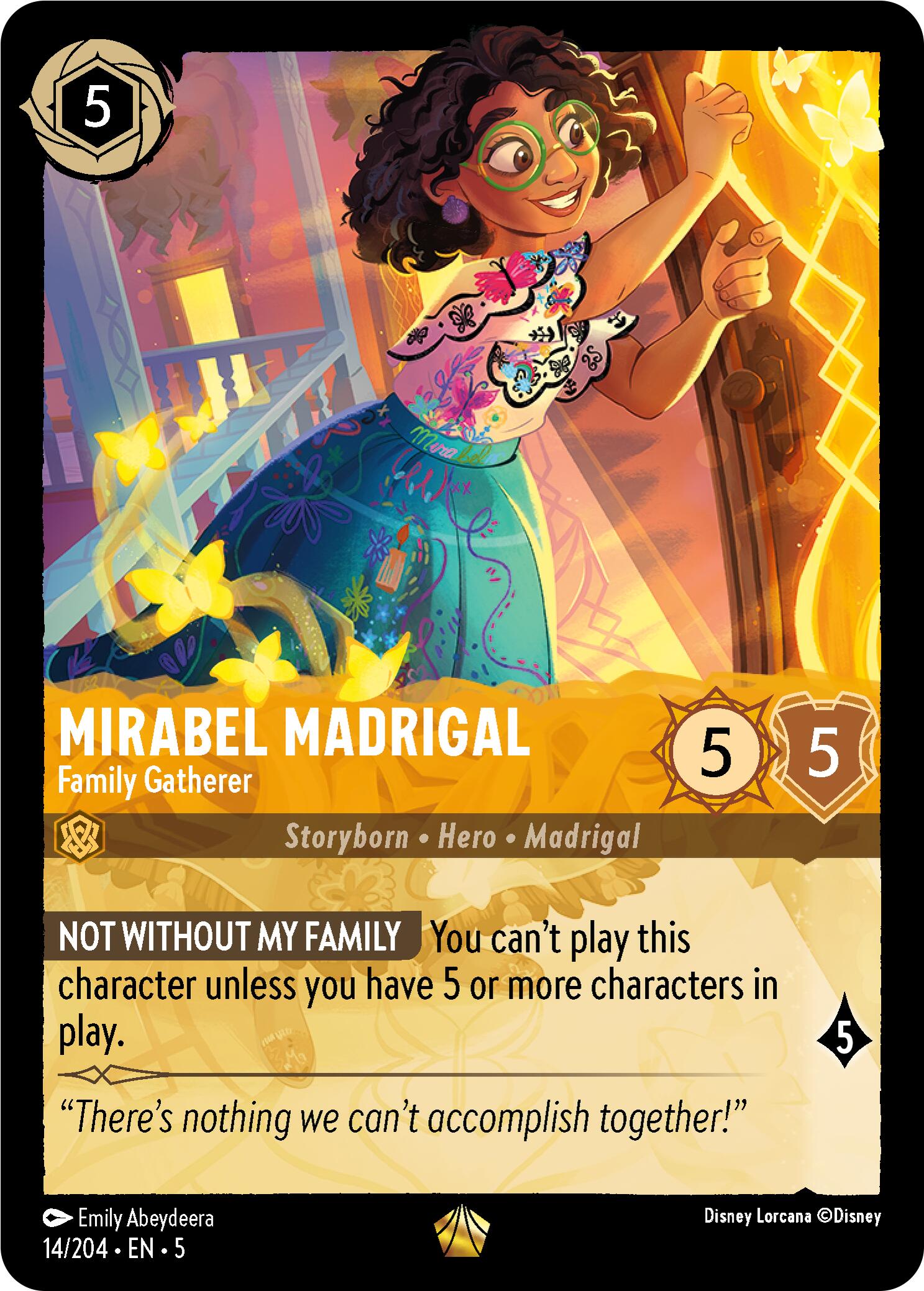 Mirabel Madrigal - Family Gatherer (14/204) [Shimmering Skies] | Clutch Gaming