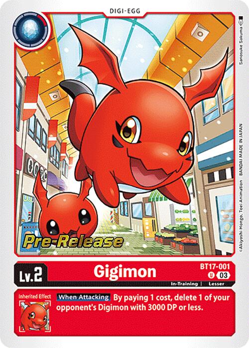 Gigimon [BT17-001] [Secret Crisis Pre-Release Cards] | Clutch Gaming