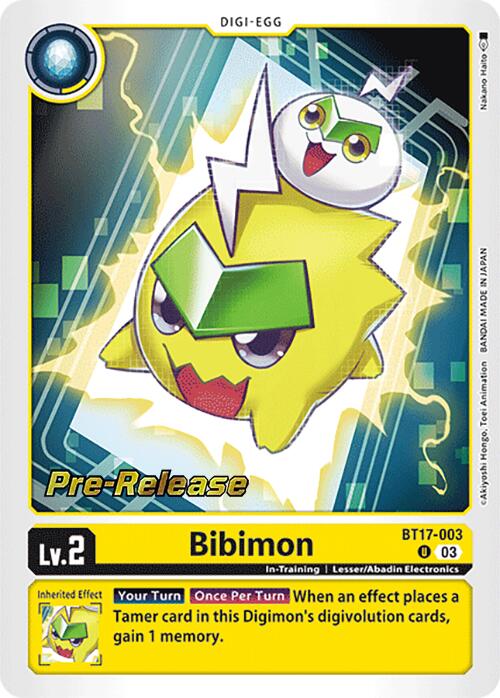 Bibimon [BT17-003] [Secret Crisis Pre-Release Cards] | Clutch Gaming