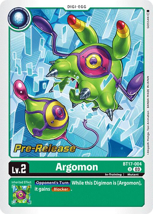 Argomon [BT17-004] [Secret Crisis Pre-Release Cards] | Clutch Gaming