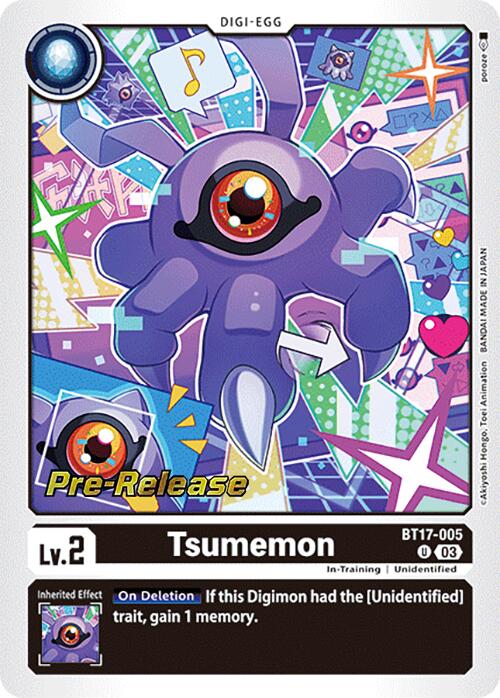 Tsumemon [BT17-005] [Secret Crisis Pre-Release Cards] | Clutch Gaming