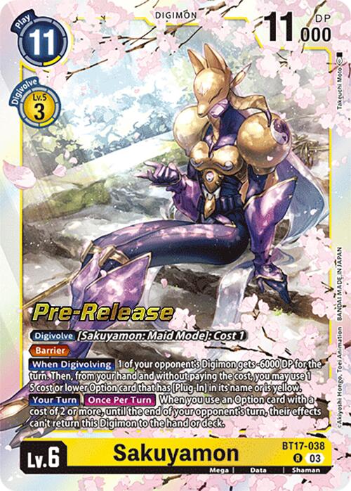 Sakuyamon [BT17-038] [Secret Crisis Pre-Release Cards] | Clutch Gaming