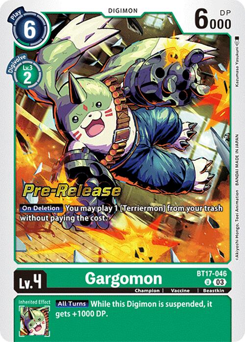 Gargomon [BT17-046] [Secret Crisis Pre-Release Cards] | Clutch Gaming