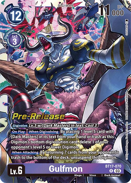 Gulfmon [BT17-070] [Secret Crisis Pre-Release Cards] | Clutch Gaming