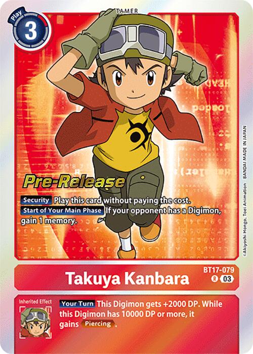 Takuya Kanbara [BT17-079] [Secret Crisis Pre-Release Cards] | Clutch Gaming