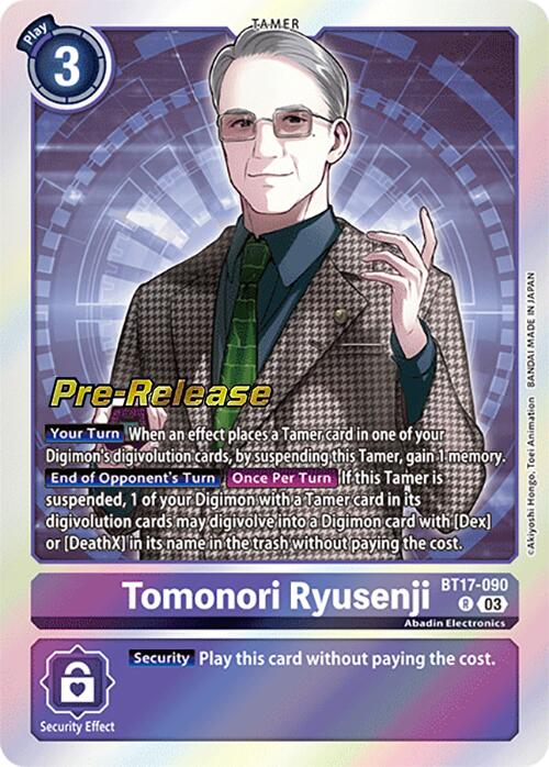 Tomonori Ryusenji [BT17-090] [Secret Crisis Pre-Release Cards] | Clutch Gaming