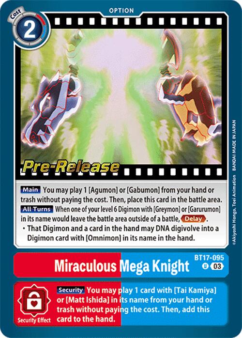 Miraculous Mega Knight [BT17-095] [Secret Crisis Pre-Release Cards] | Clutch Gaming