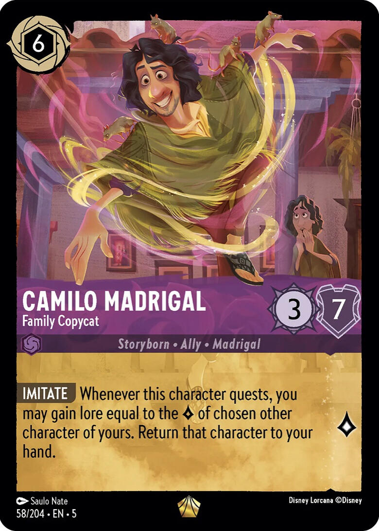 Camilo Madrigal - Family Copycat (58/204) [Shimmering Skies] | Clutch Gaming