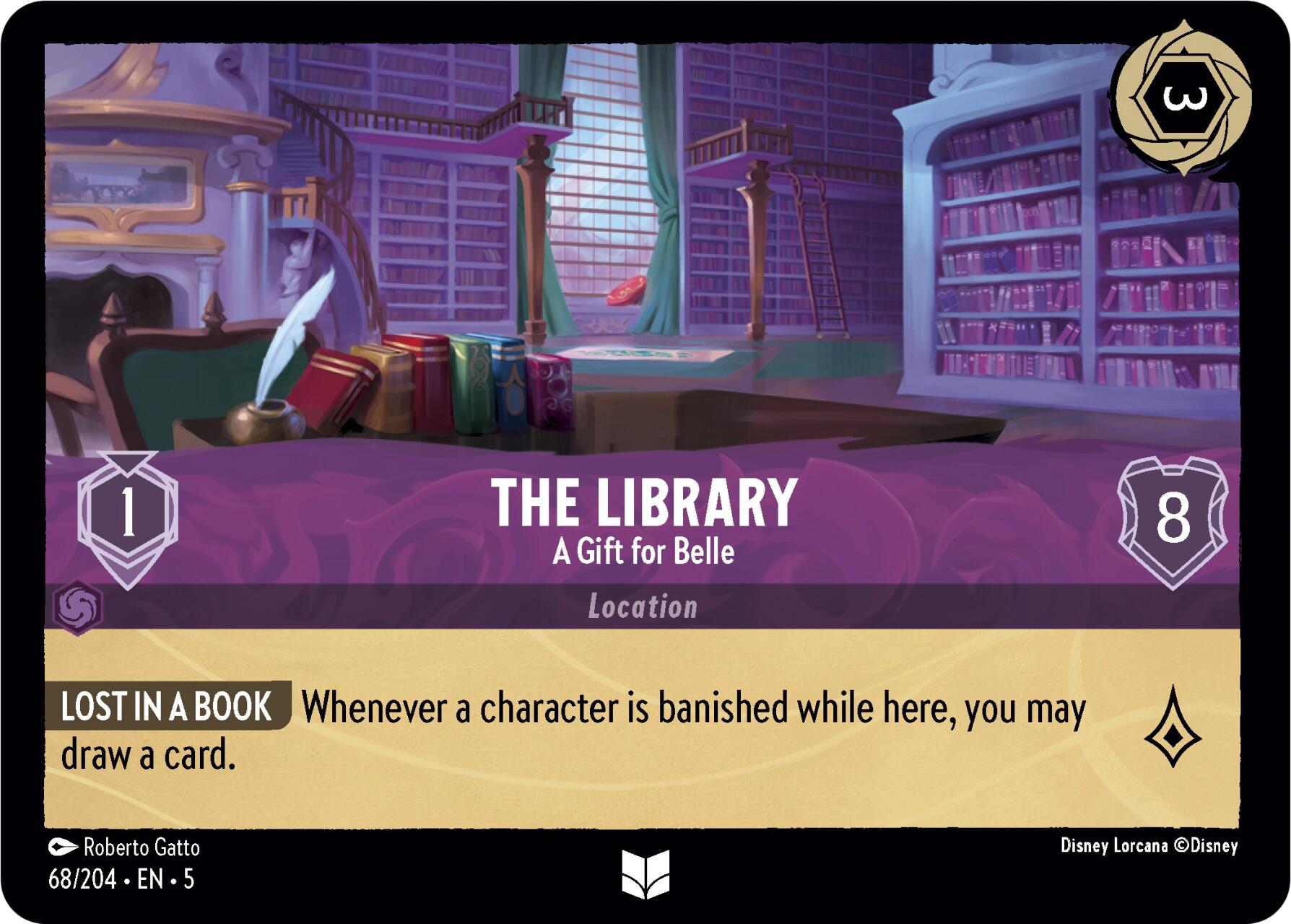 The Library - A Gift for Belle (68/204) [Shimmering Skies] | Clutch Gaming